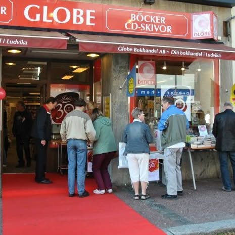 Globe Bokhandel i Ludvika Aktiebolag logo