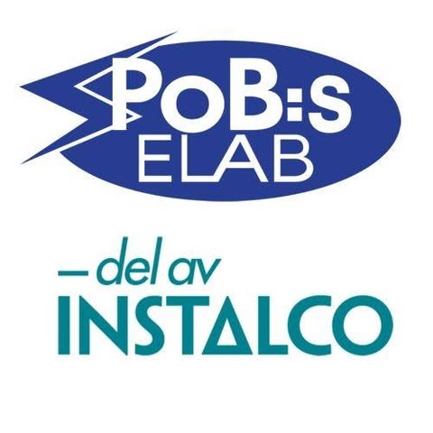 P o B:s Elektriska Aktiebolag logo